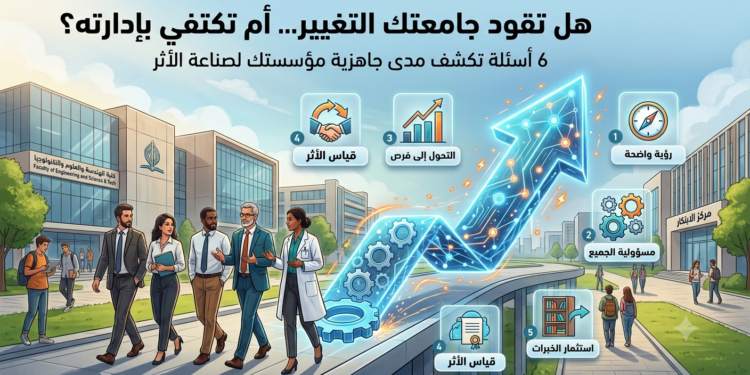 هل تقود جامعتك التغيير… أم تكتفي بإدارته؟
