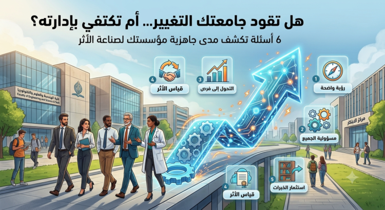 هل تقود جامعتك التغيير… أم تكتفي بإدارته؟