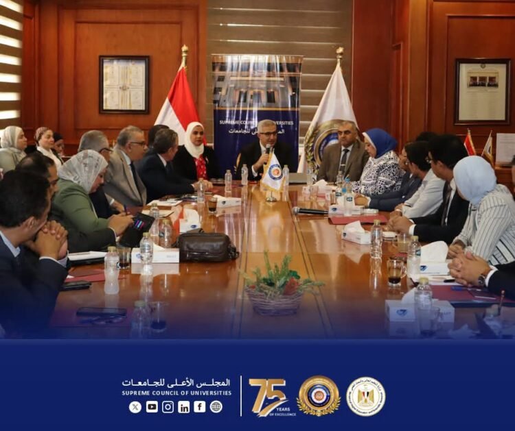 المجلس الأعلى للجامعات ينظم ورشة عمل لتعزيز حوكمة الأداء ودعم تحول الجامعات الحكومية إلى نموذج (Tier 1)