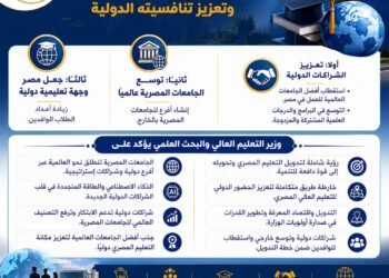 رؤية متكاملة لتدويل التعليم العالي المصري وتعزيز تنافسيته العالمية
