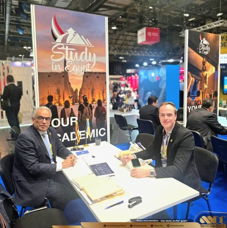 جامعة طنطا توسع شراكاتها الدولية خلال مشاركتها في «EAIE Glasgow 2026»