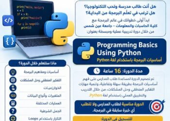 «حاسبات عين شمس» تطلق برنامجًا تدريبيًا لتعليم أساسيات Python لطلاب المدارس