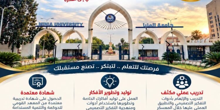 جامعة المنيا تستضيف معسكرًا تدريبيًا لريادة الأعمال لتحويل أفكار الطلاب إلى حلول ابتكارية قابلة للتطبيق