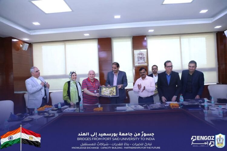 جامعة بورسعيد تعزز شراكاتها الدولية مع الهند بمذكرة تفاهم مع جامعة شاردا