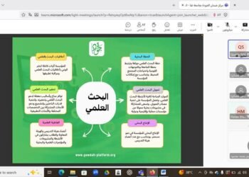 جامعة قنا تواصل تأهيل فرق الاعتماد المؤسسي والبرامجي بالتدريب على معيار البحث العلمي عبر «منصة جودة»