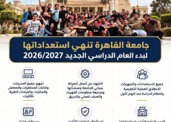 جامعة القاهرة تنهي استعداداتها لانطلاق العام الدراسي الجديد 2026/2027