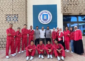 جوالة جامعة قناة السويس تستعرض هوية القناة بـ«السفينة السماوية» في أسبوع شباب الجامعات