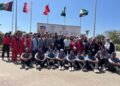 رئيس جامعة قناة السويس يهنئ جامعة المنيا بيوبيلها الذهبي خلال مشاركته بأسبوع شباب الجامعات المصرية الرابع عشر