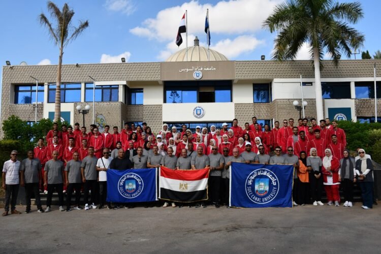 جامعة قناة السويس تشارك ببعثة تضم 125 طالبًا وطالبة في أسبوع شباب الجامعات المصرية الرابع عشر بالمنيا