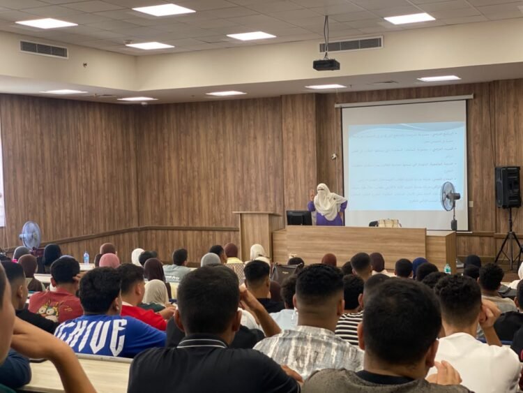 كلية التمريض بجامعة الإسماعيلية الجديدة الأهلية تستقبل طلابها الجدد وتعرّفهم بالمنظومة التعليمية والتدريبية والأنشطة الجامعية