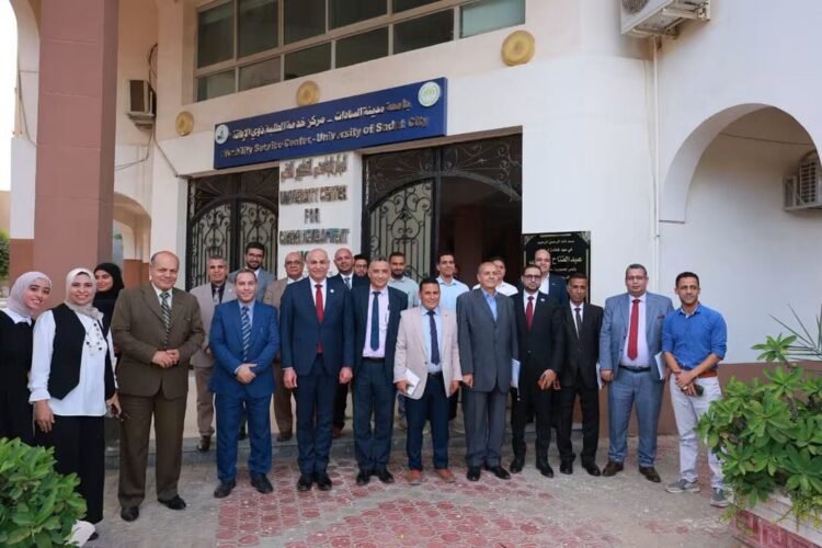 رئيس جامعة مدينة السادات يشهد جلسة المائدة المستديرة بمركز التطوير لتعزيز الشراكات مع مؤسسات المجتمع وقطاع الأعمال
