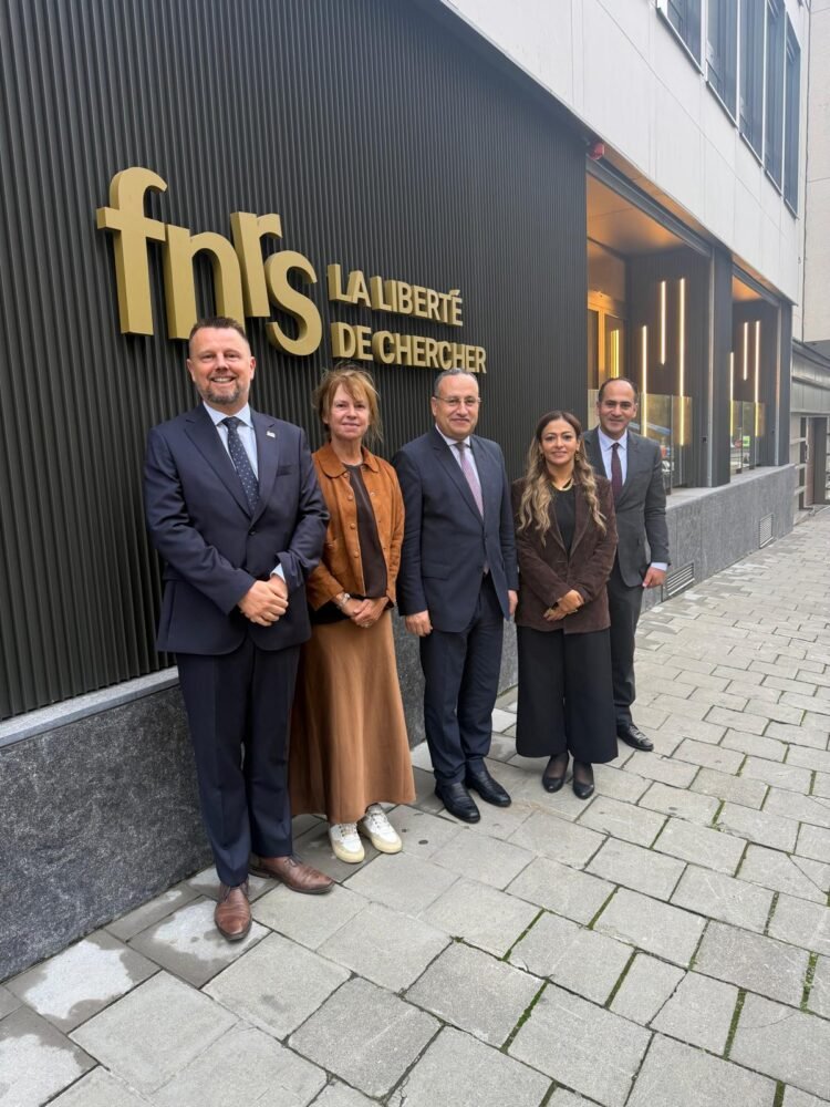 وزير التعليم العالي يبحث مع مؤسسة «FNRS» البلجيكية تعزيز التمويل البحثي المشترك ودعم الباحثين الشباب