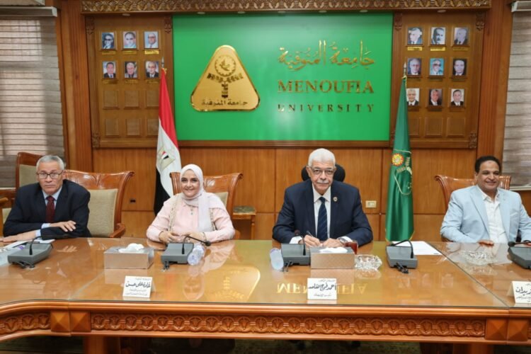 القاصد يترأس اجتماع مركز ضمان الجودة بجامعة المنوفية لمتابعة إنجازات الاعتماد الأكاديمي والمؤسسي